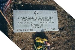 Carroll E Owensby 