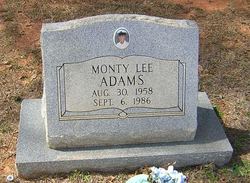 Monty Lee Adams 