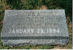 Cathryne <I>Atkinson</I> Cary 
