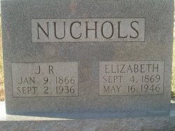 Elizabeth <I>Whitehead</I> Nuchols 