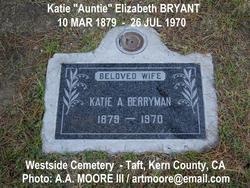 Katie Elizabeth “Auntie” <I>Bryant</I> Berryman 