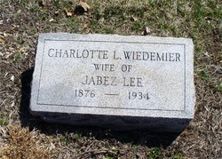 Charlotte L <I>Wiedemier</I> Lee 