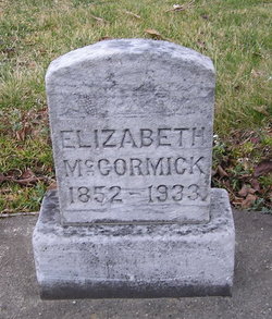 Elizabeth <I>Lillibridge</I> McCormick 