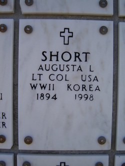 Col Augusta Lee Short 
