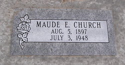 Maude Ethel <I>Spears</I> Church 