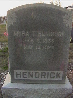 Myra T <I>Lewis</I> Hendrick 