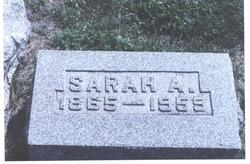 Sarah A. “Sally” <I>Freeland</I> Cloud 