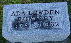 Ada R <I>Lowden</I> Bowlsby 