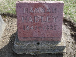 Hannah <I>Hadley</I> Hadley 