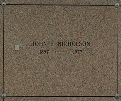 John Flower Nicholson 