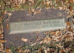 Julie Eulalie <I>Magruder</I> Barksdale 