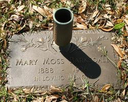 Mary McAfee <I>Moss</I> Barksdale 