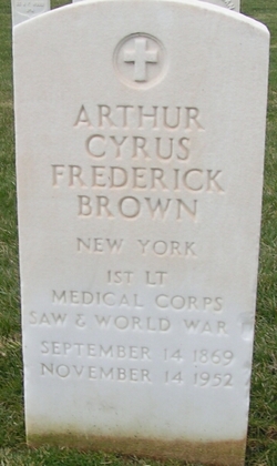Arthur Cyrus Frederick Brown 