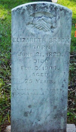 Elizabeth “Mary” <I>Sims</I> Broom 