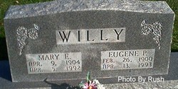 Mary E. <I>Appleton</I> Willy 