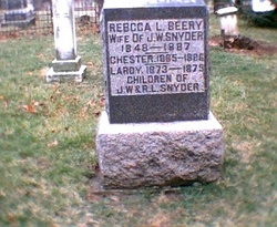 Rebecca L <I>Beery</I> Snyder 