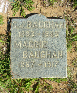 Margaret “Maggie” <I>Dyer</I> Baughan 