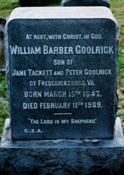 Dr William Barber Goolrick 