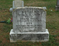 Mrs Mollie <I>Allison</I> Ingle 