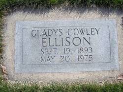 Gladys Wilhelmine <I>Cowley</I> Ellison 