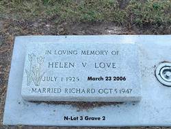Helen Virginia <I>Lindamood</I> Love 
