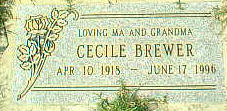 Cecile <I>Burnett</I> Brewer 