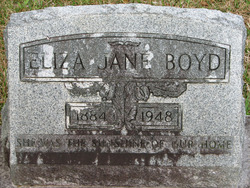 Eliza Jane <I>Dunaway</I> Boyd 