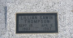 Lillian <I>Sawin</I> Thompson 