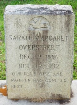Sarah Margaret <I>Collins</I> Overstreet 