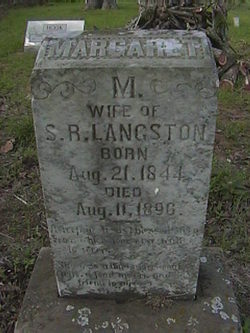 Margaret M <I>Moseley</I> Langston 