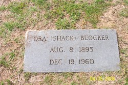 Ora Shackleford “Shack” Blocker 