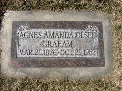 Agnes Amanda <I>Olsen</I> Graham 