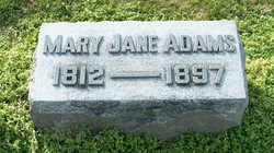 Mary Jane <I>White</I> Adams 