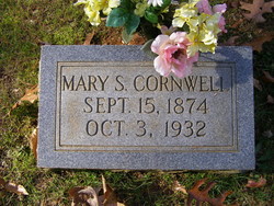 Mary Silvine <I>Jones</I> Cornwell 