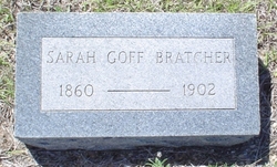 Sarah Eliza <I>Goff</I> Bratcher 