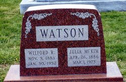 Julia B. <I>McKim</I> Watson 