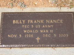 Billy Frank Nance 