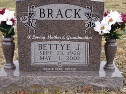 Bettye Jo <I>Watson</I> Brack 