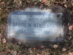Carrie May <I>Lee</I> Mendenhall 