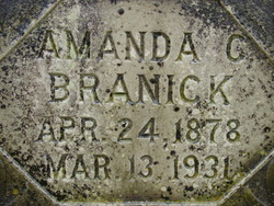 Amanda Charlotte “Mandy” <I>Marney</I> Branick 