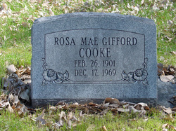 Rosa Mae <I>Grayson</I> Gifford Cooke 