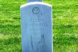 Pvt Allen W Cornwell 