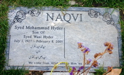 Syed Mohammed <I>Hyder</I> Naqvi 
