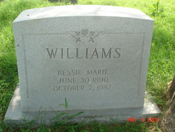 Bessie Marie <I>Burleson</I> Williams 