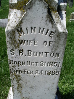 Minnie <I>McAfee</I> Bunton 