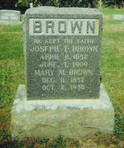 Mary Melvina <I>Barr</I> Brown 