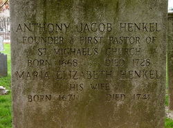 Rev Anthony Jacob Henkel 