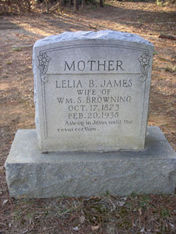 Lelia B. <I>James</I> Browning 