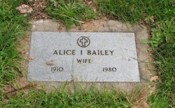 Alice Irene <I>Thompson</I> Bailey 
