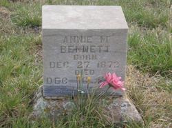 Annie M <I>Jones</I> Bennett 